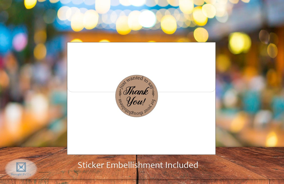 Grateful Thankful & Blessed Card (#290107AS)